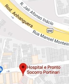 Hospital Portinari - mapa