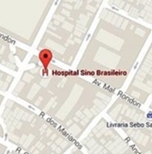 Hospital Sino Brasileiro - mapa