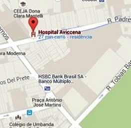 Hospital Avicenna - mapa