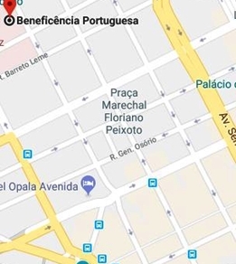 Hospital Beneficência Portuguesa de Campinas - mapa