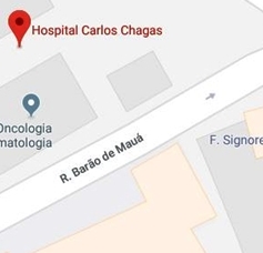 Hospital Carlos Chagas - mapa