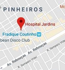 Hospital Jardins - mapa