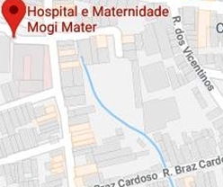 Hospital Mogi Mater - mapa