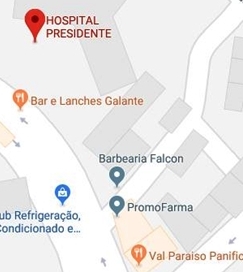 Hospital Presidente - mapa