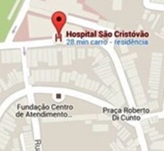 Hospital Sao Cristovao - mapa