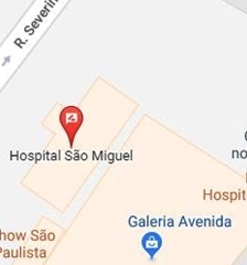 Hospital São Miguel - mapa