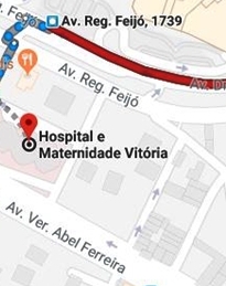 Hospital Vitoria - mapa